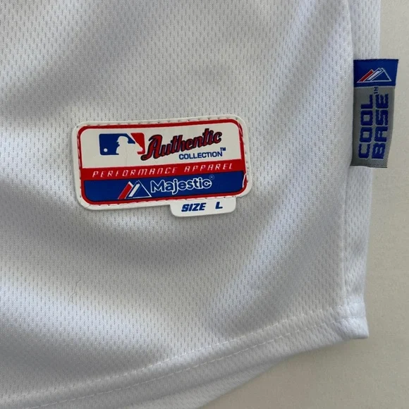 Majestic MLB Roberto Clemente #21 Button down Jersey Youth Large - Picture 3 of 5